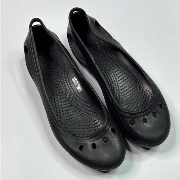 CROCS Shoes - Croc Kadee Black Ballet Flats Shoes Size 7 Women